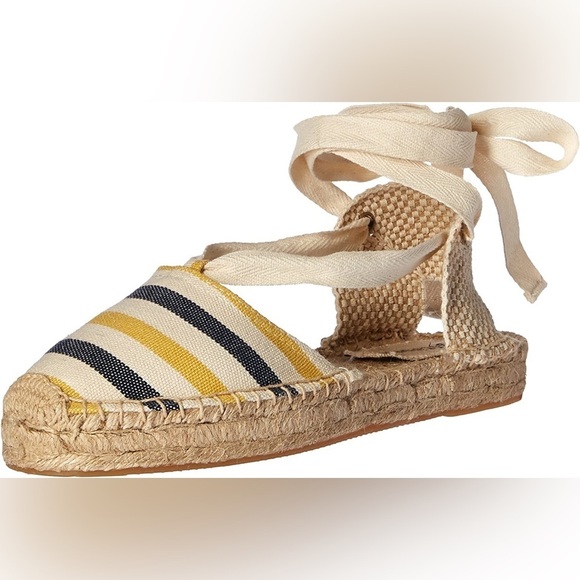 SOLUDOS | Striped Gladiator Platform Sandals Size 8.5 - Picture 11 of 12